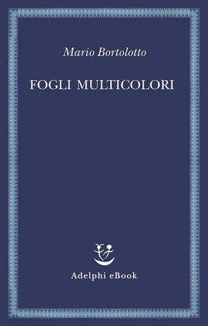Copertina del volume: Fogli multicolori