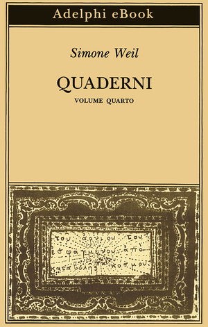 Copertina del volume: Quaderni, IV