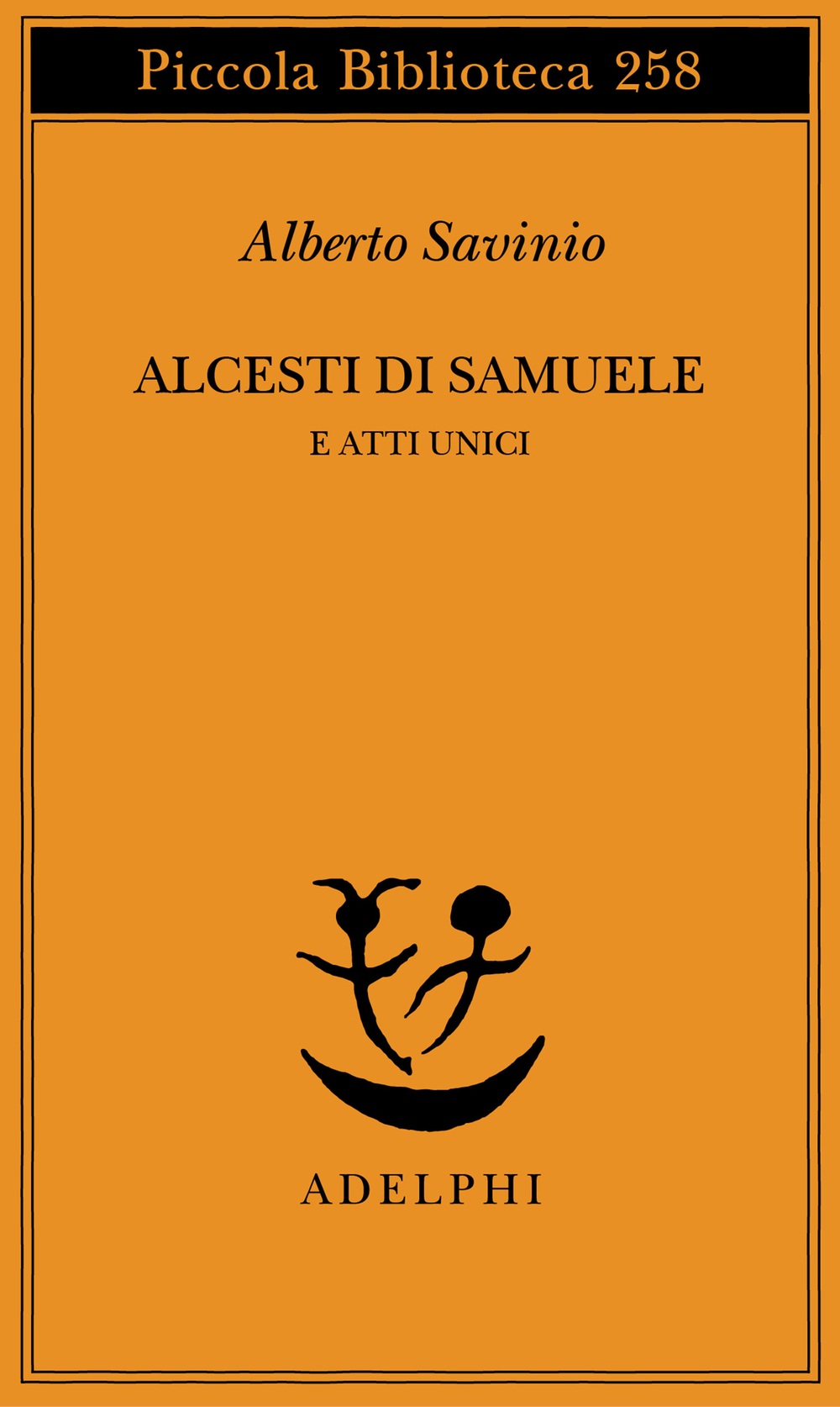 Copertina del volume: Alcesti di Samuele e atti unici