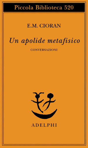 Copertina del volume: Un apolide metafisico