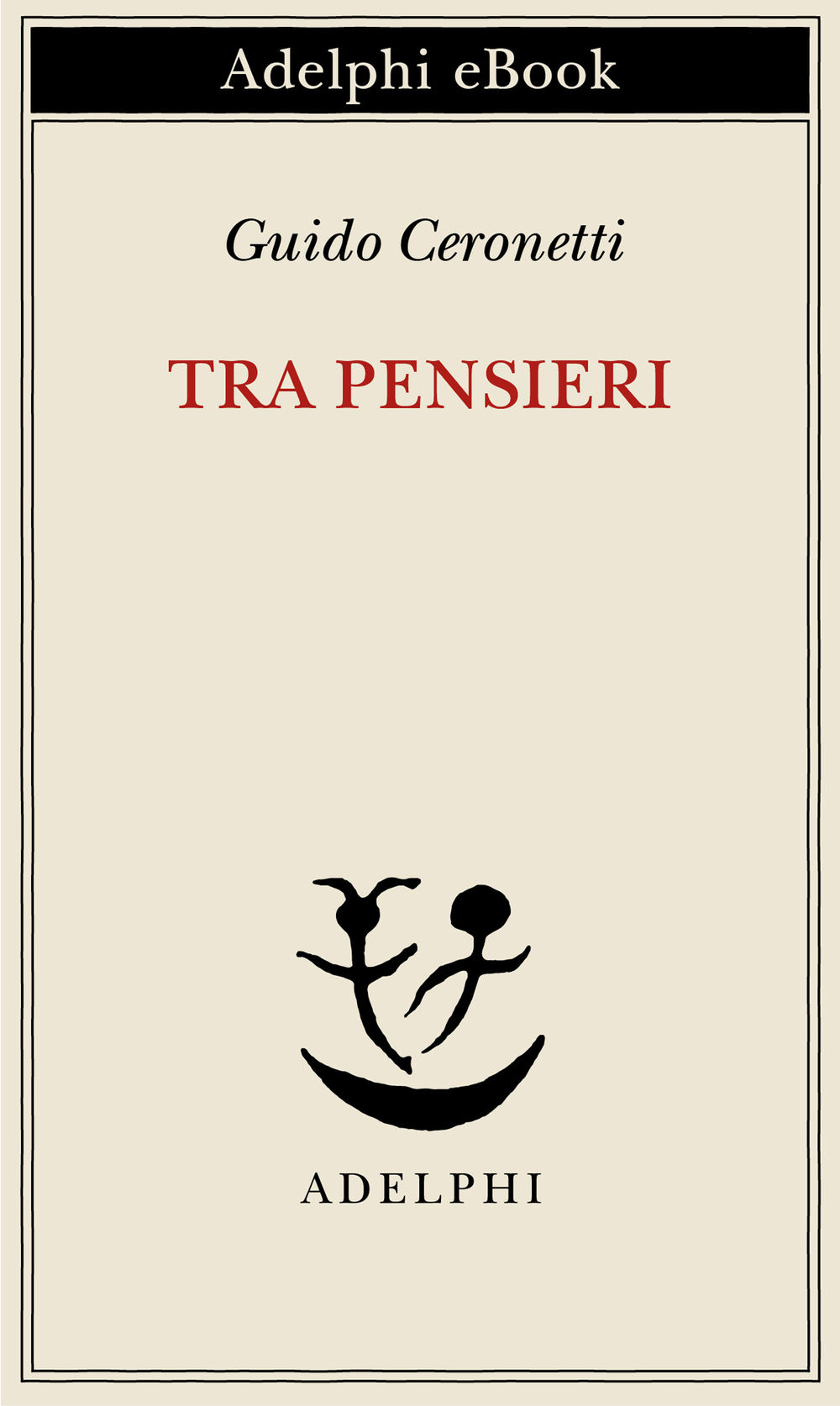 Copertina del volume: Tra pensieri
