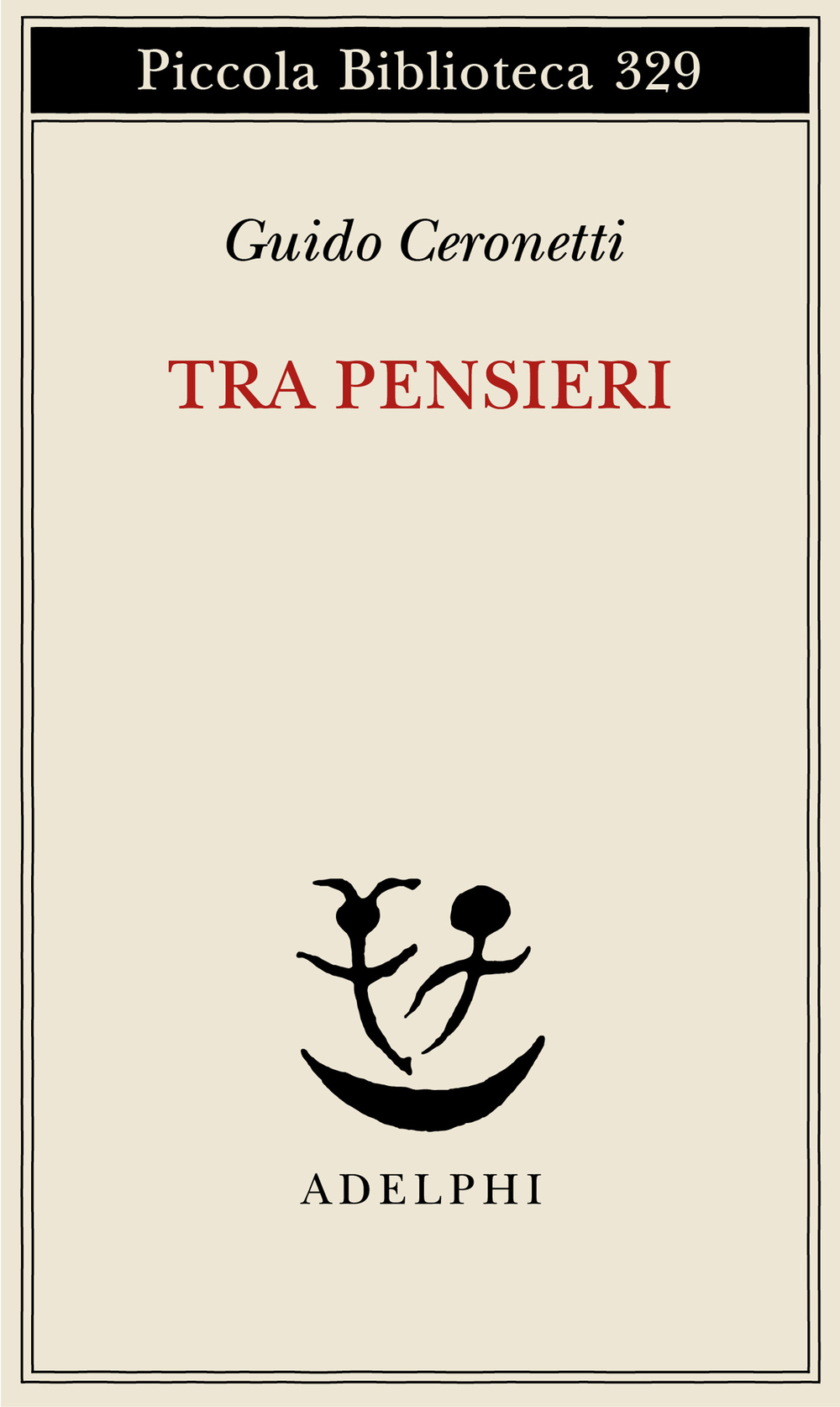 Copertina del volume: Tra pensieri