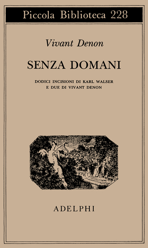 Copertina del volume: Senza domani