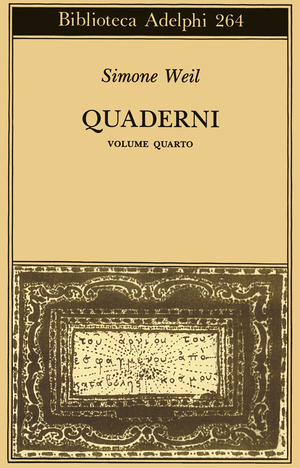 Copertina del volume: Quaderni, IV