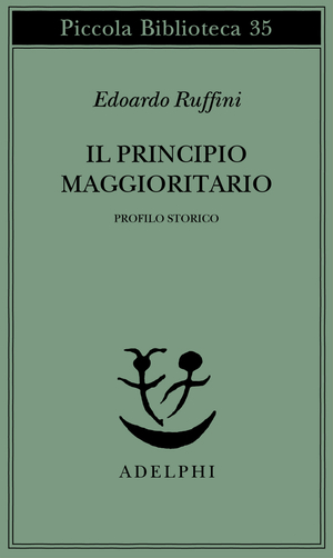 Copertina del volume: Il principio maggioritario