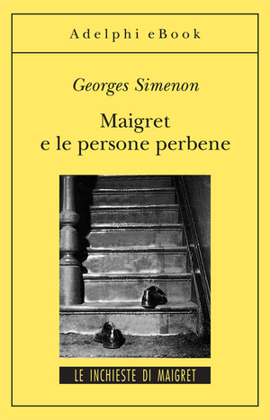 Copertina del volume: Maigret e le persone perbene