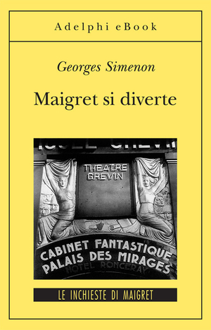 Copertina del volume: Maigret si diverte