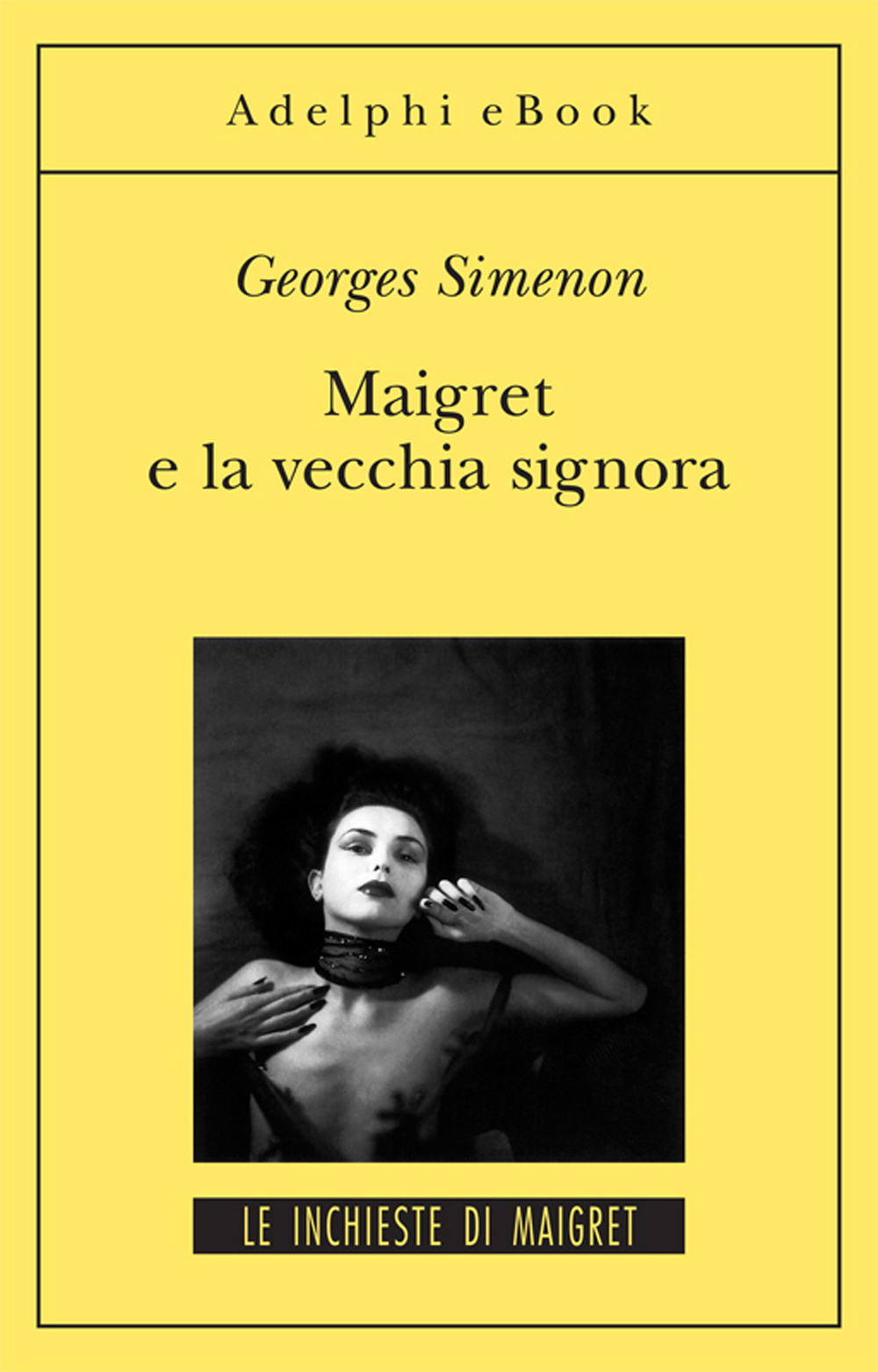 Copertina del volume: Maigret e la vecchia signora