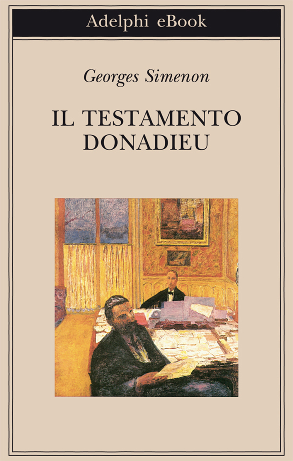 Copertina del volume: Il testamento Donadieu