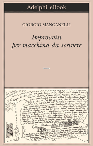 Copertina del volume: Improvvisi per macchina da scrivere