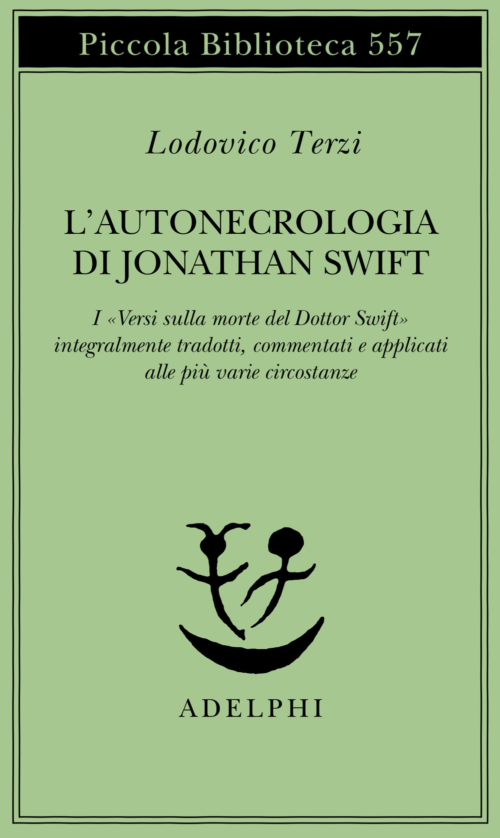 Copertina del volume: L’autonecrologia di Jonathan Swift