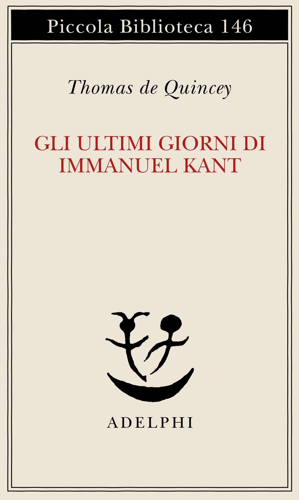 Copertina del volume: Gli ultimi giorni di Immanuel Kant