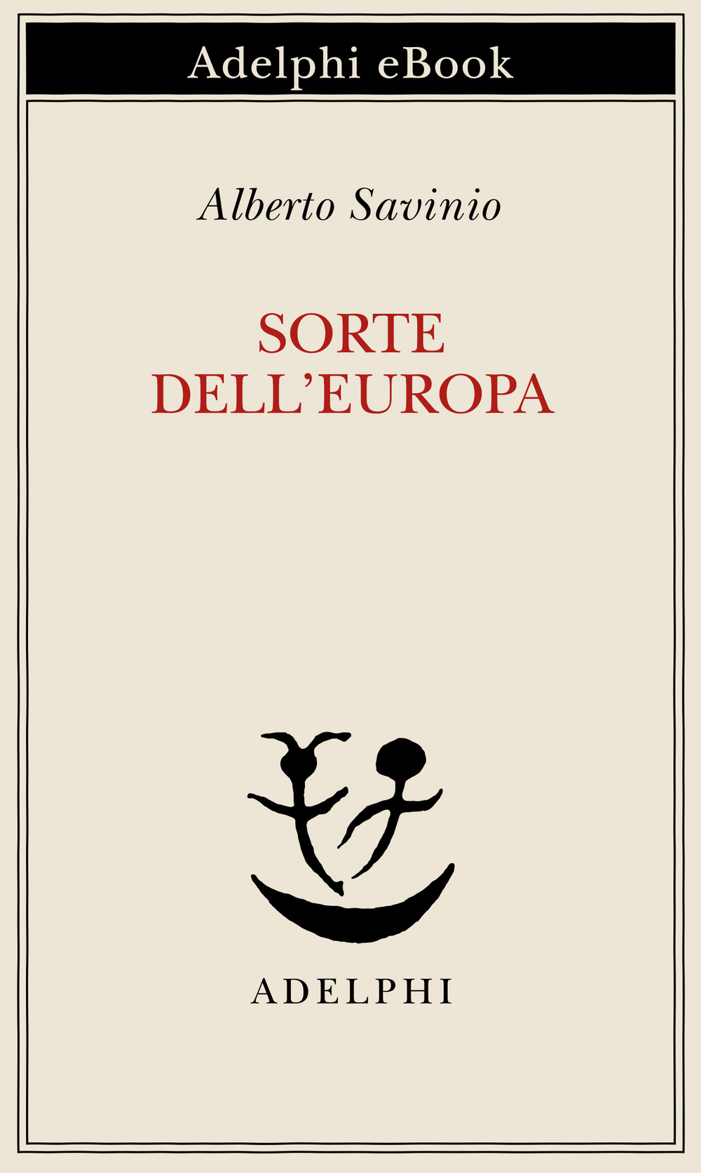 Copertina del volume: Sorte dell’Europa