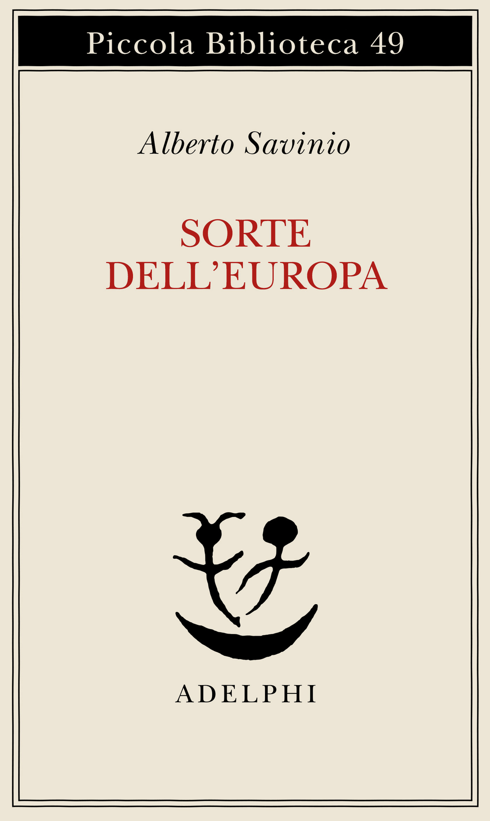 Copertina del volume: Sorte dell’Europa