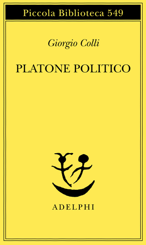 Copertina del volume: Platone politico
