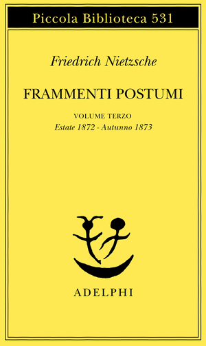 Copertina del volume: Frammenti postumi III