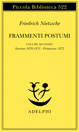Copertina del volume: Frammenti postumi II