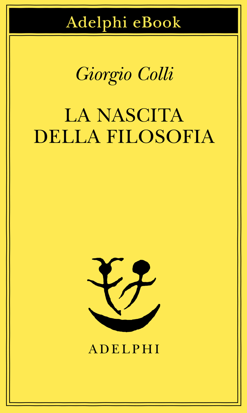 Copertina del volume: La nascita della filosofia