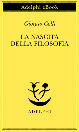 Copertina del volume: La nascita della filosofia