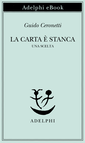 Copertina del volume: La carta è stanca