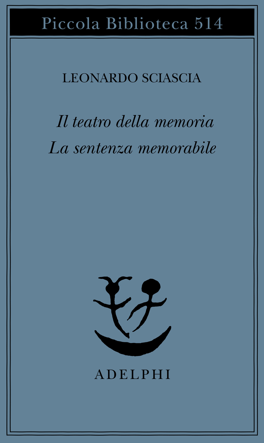 Copertina del volume: Il teatro della memoria - La sentenza memorabile