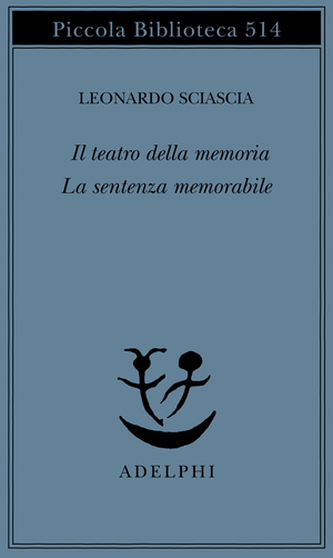Copertina del volume: Il teatro della memoria - La sentenza memorabile