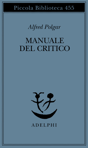Copertina del volume: Manuale del critico