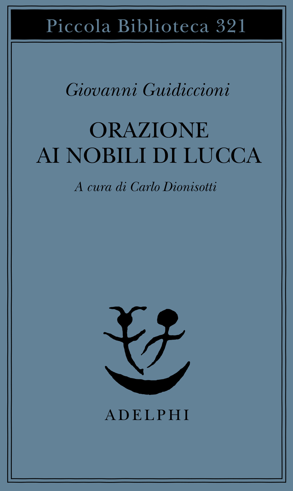 Copertina del volume: Orazione ai nobili di Lucca