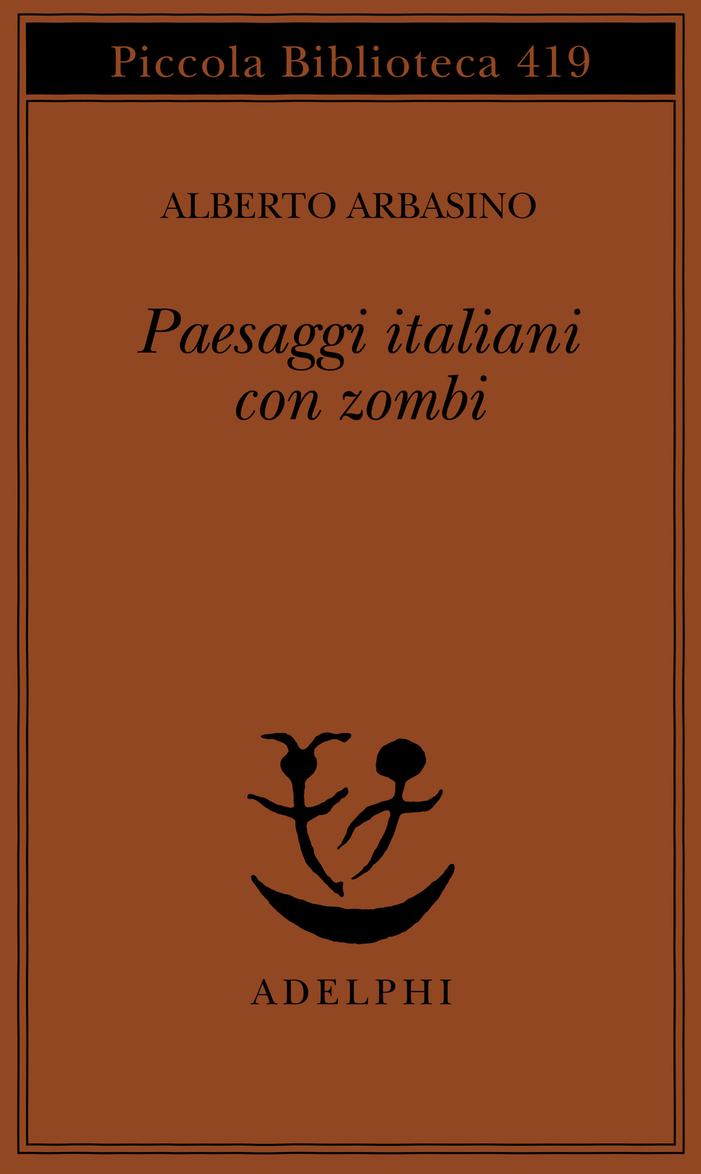 Copertina del volume: Paesaggi italiani con zombi