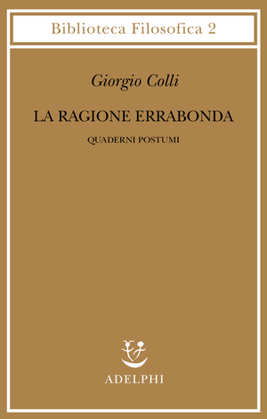 Copertina del volume: La ragione errabonda