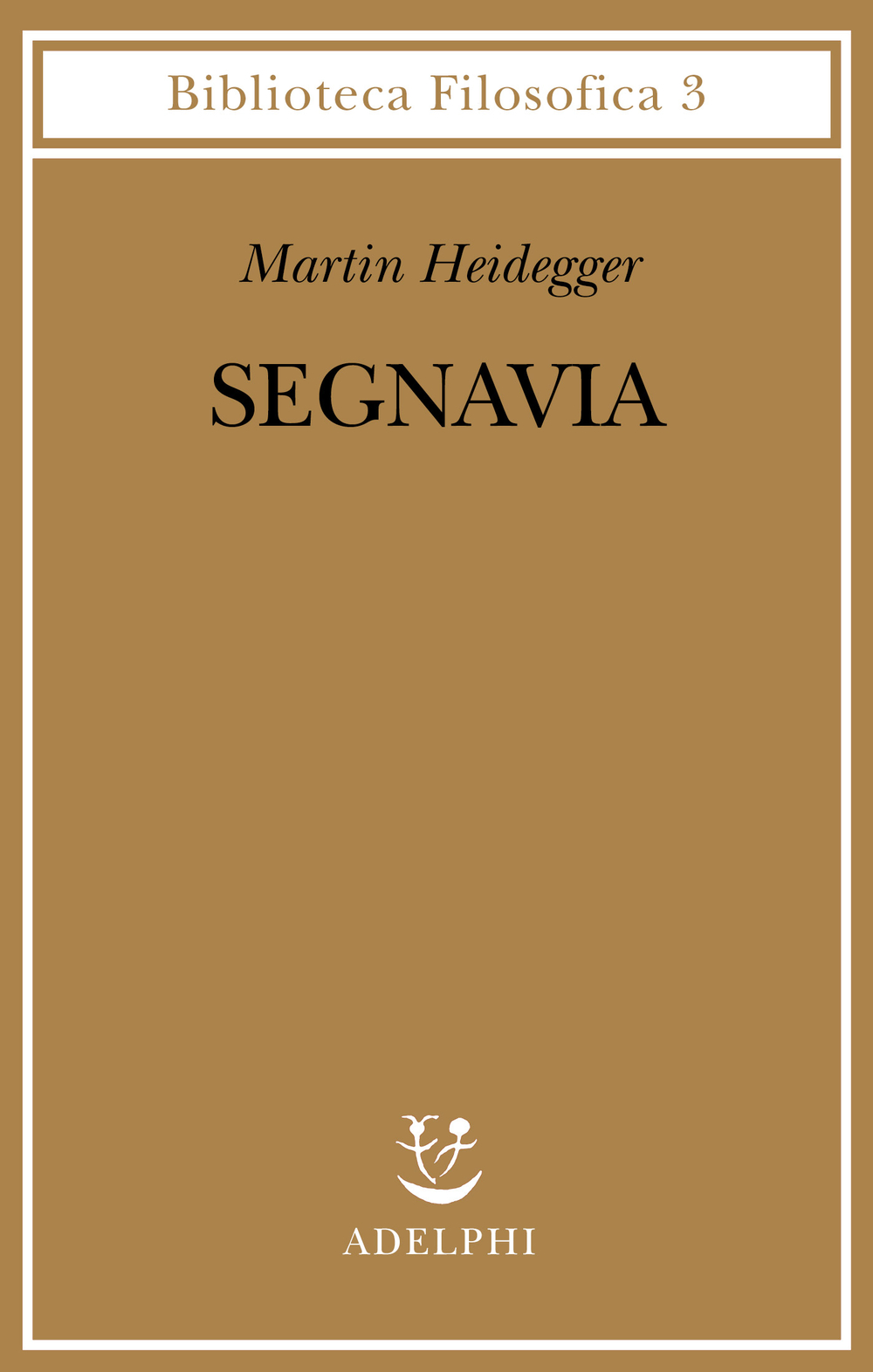 Copertina del volume: Segnavia