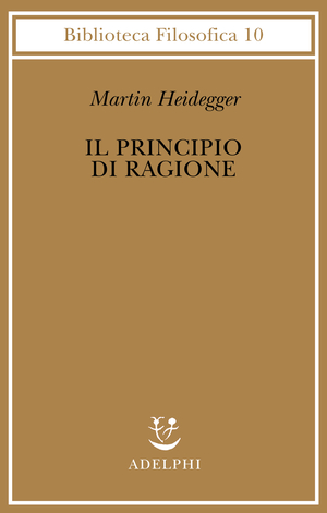 Copertina del volume: Il principio di ragione