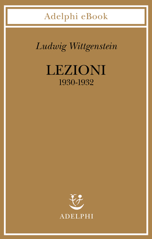 Copertina del volume: Lezioni 1930-1932