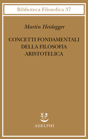 Copertina del volume: Concetti fondamentali della filosofia aristotelica