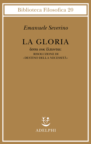 Copertina del volume: La Gloria