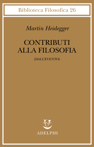 Copertina del volume: Contributi alla filosofia