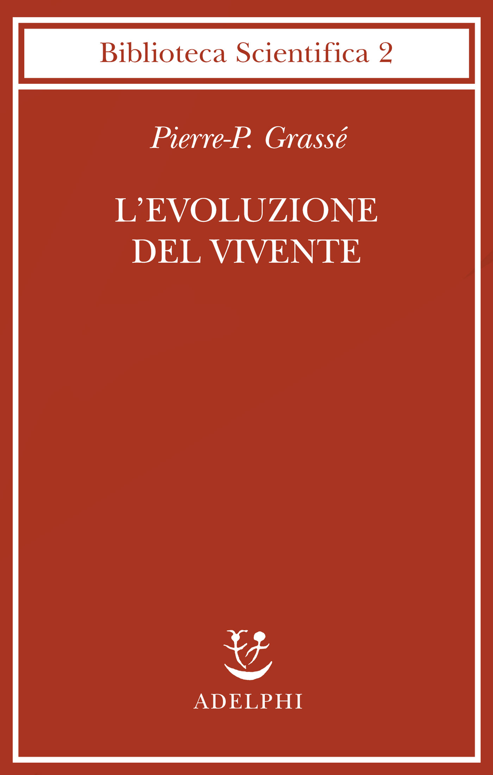 Copertina del volume: L’evoluzione del vivente