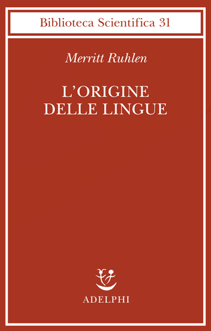 Copertina del volume: L’origine delle lingue