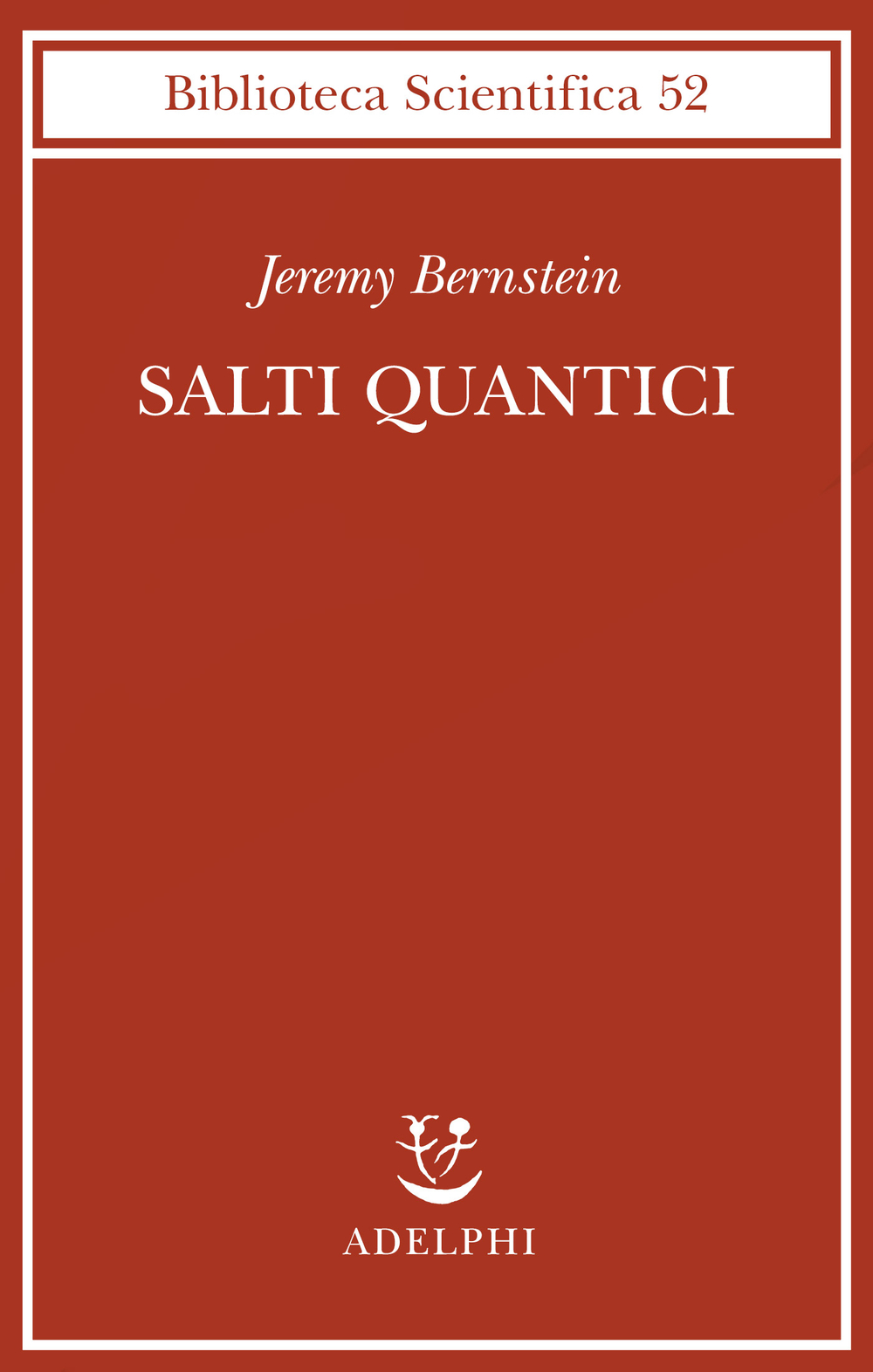 Copertina del volume: Salti quantici