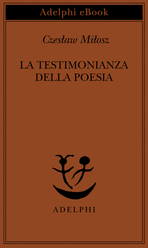 Copertina del volume: La testimonianza della poesia