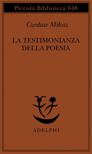 Copertina del volume: La testimonianza della poesia