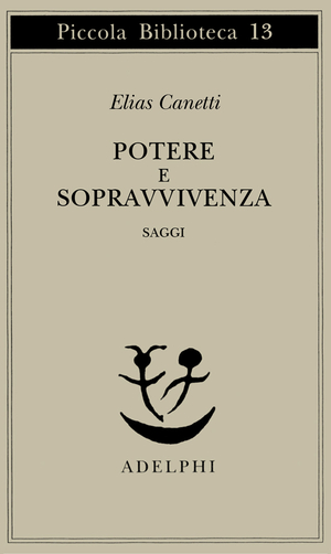 Copertina del volume: Potere e sopravvivenza