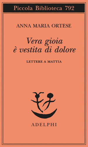 Copertina del volume: Vera gioia è vestita di dolore