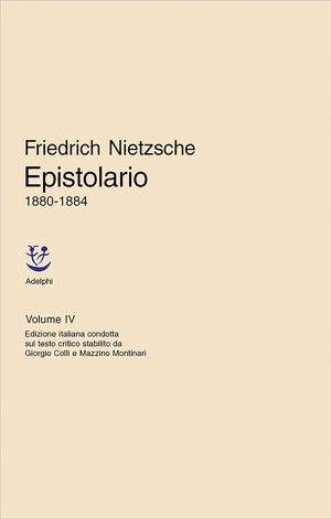 Copertina del volume: Epistolario 1880-1884