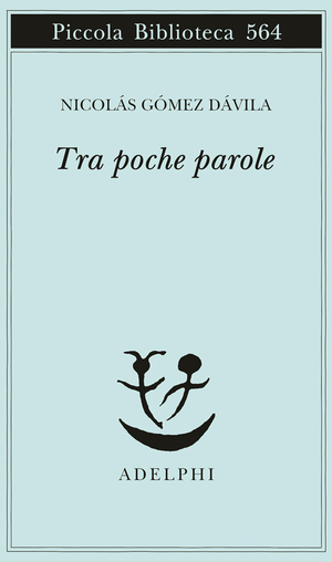 Copertina del volume: Tra poche parole