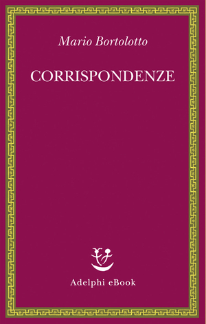 Copertina del volume: Corrispondenze