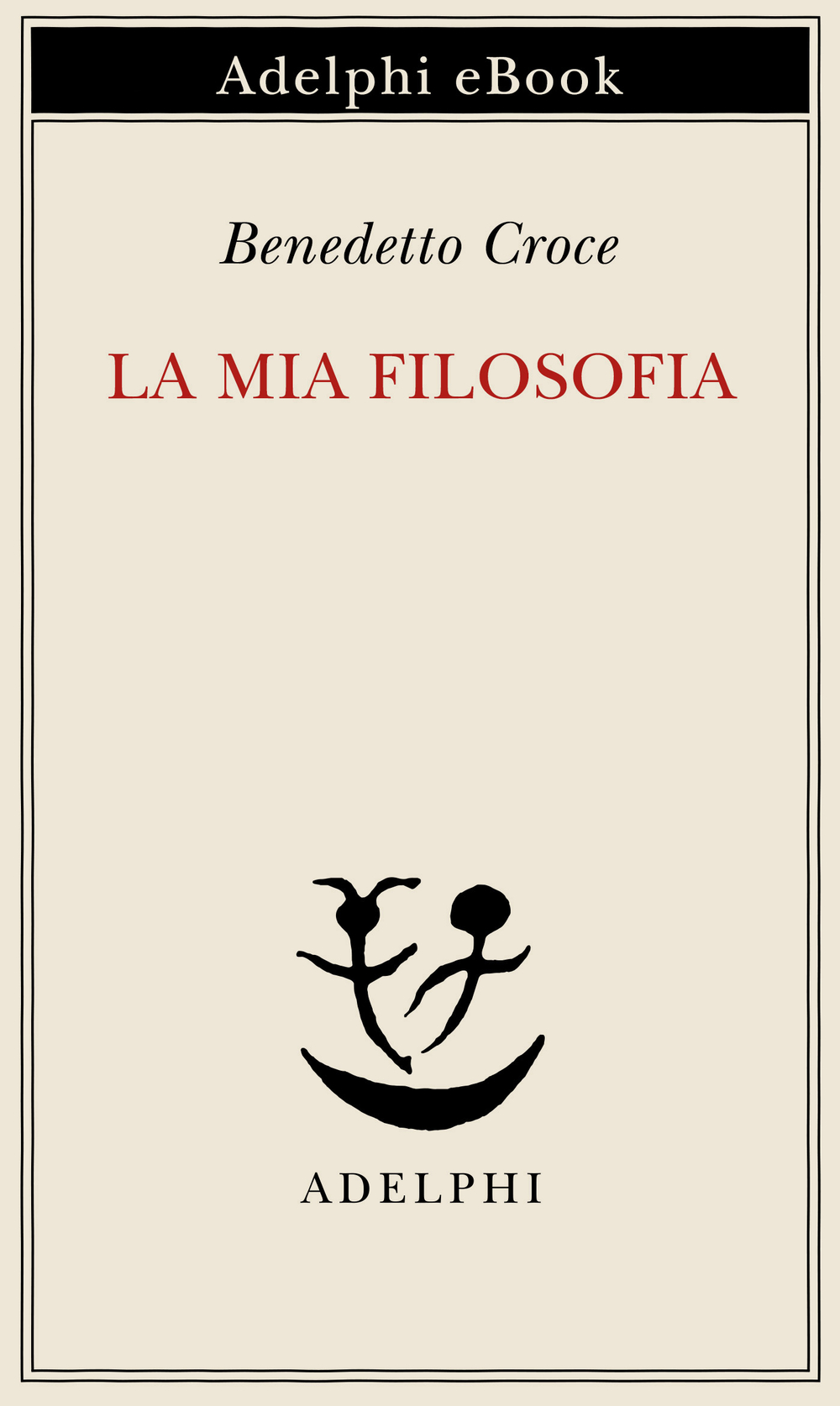 Copertina del volume: La mia filosofia