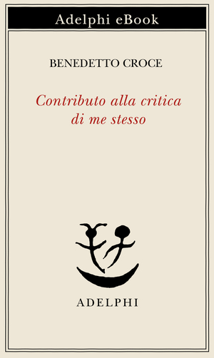 Copertina del volume: Contributo alla critica di me stesso