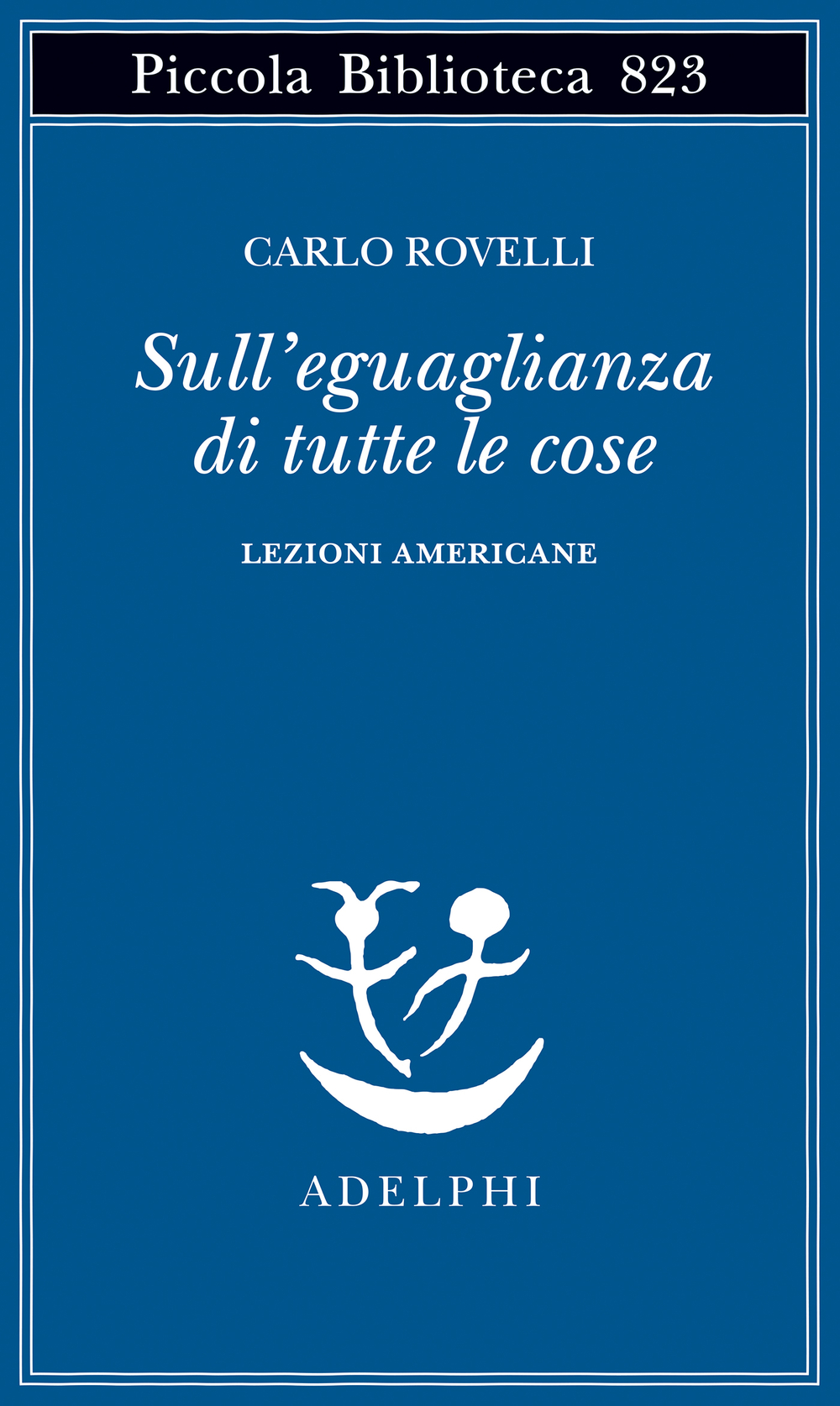 Copertina del volume: Sull’eguaglianza di tutte le cose