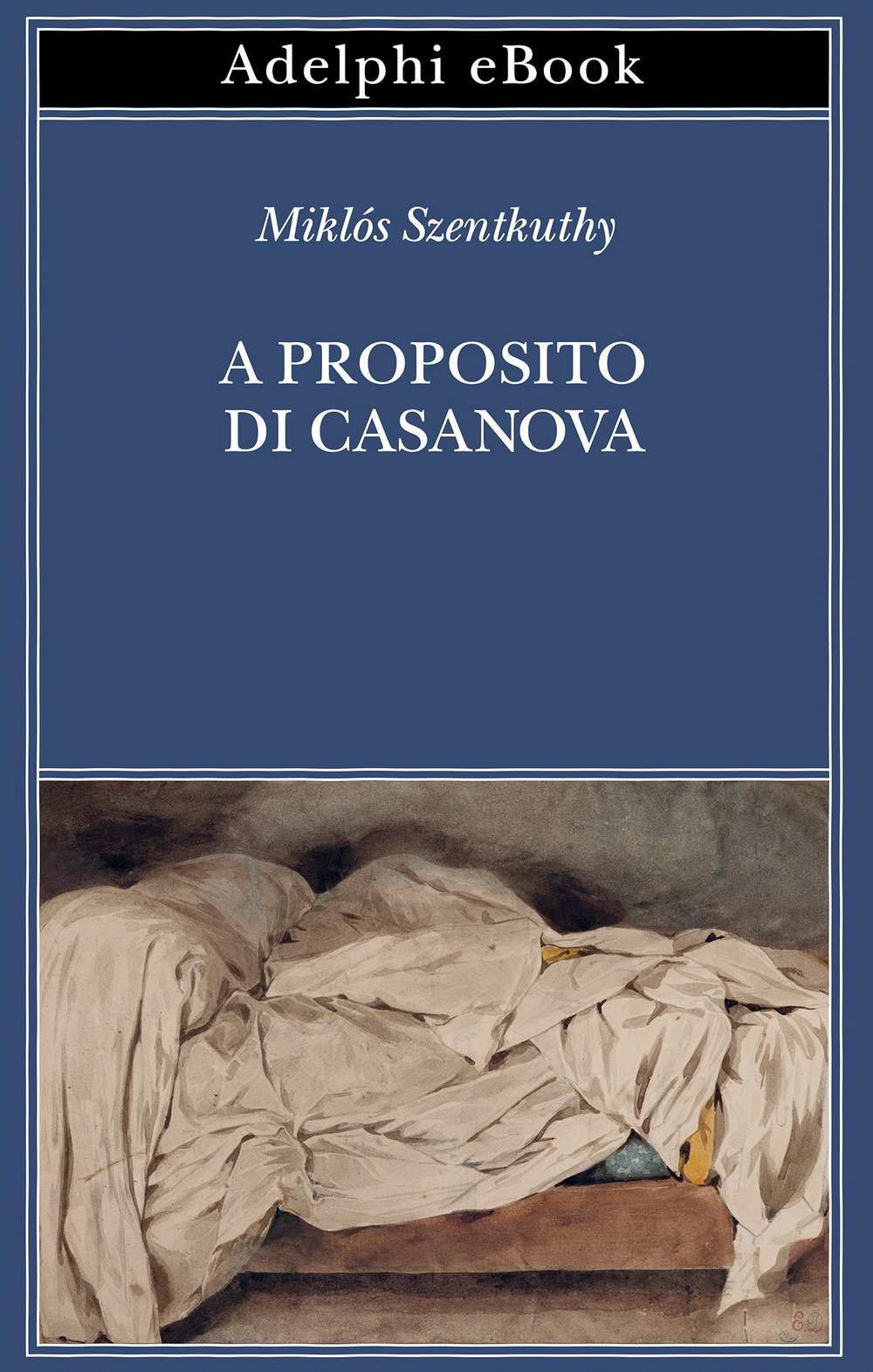 Copertina del volume: A proposito di Casanova